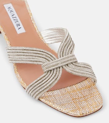 Sandalen Muse 35 mit Kristallen | Aquazzura