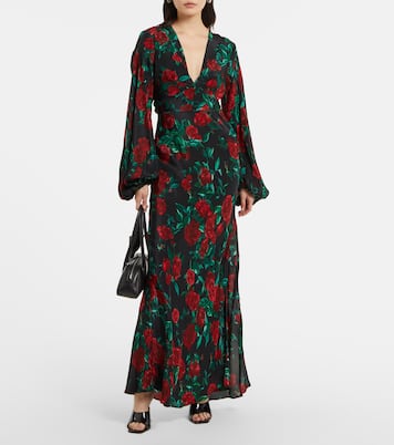 Robe longue Eleanor à fleurs | Alexandra Miro