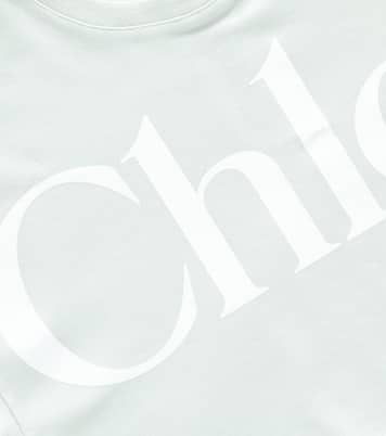 Cropped-Top aus Baumwoll-Jersey | Chloé Kids