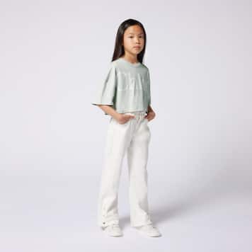 Cropped-Top aus Baumwoll-Jersey | Chloé Kids