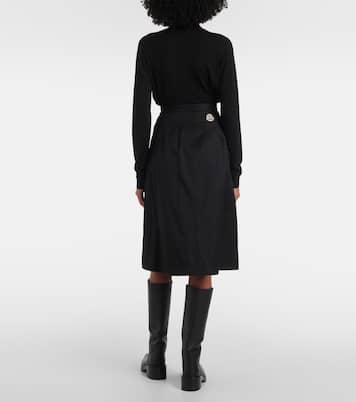 Gonna midi in misto cotone | Moncler