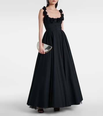 Verzierte Robe aus Baumwollpopeline | Giambattista Valli