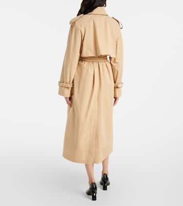 Cotton poplin trench coat | Dries Van Noten