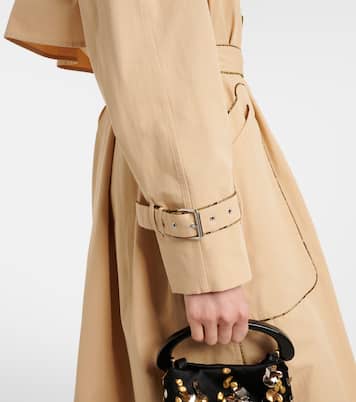 Cotton poplin trench coat | Dries Van Noten