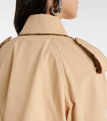 Cotton poplin trench coat | Dries Van Noten