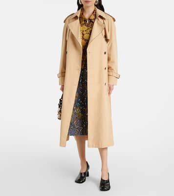Cotton poplin trench coat | Dries Van Noten