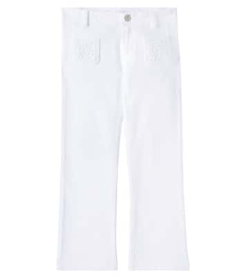 Embroidered flared jeans | Tartine et Chocolat
