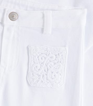Embroidered flared jeans | Tartine et Chocolat