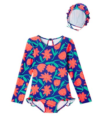 Costume intero e cuffia con stampa | Jellymallow