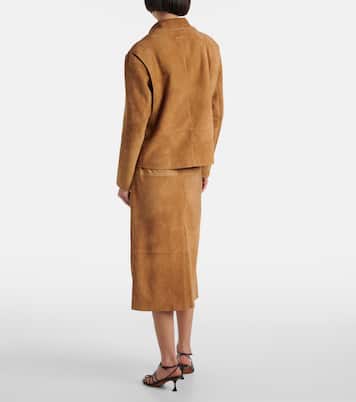 Jacke Nola aus Veloursleder | Proenza Schouler