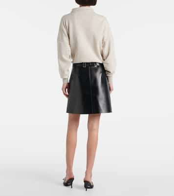 Minirock aus Leder | Prada