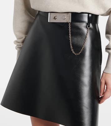 Minirock aus Leder | Prada