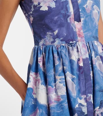 Flared floral midi dress | Erdem
