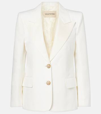 Blazer aus Baumwolle und Leinen | Valentino