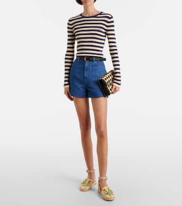 Bribri embroidered raffia espadrilles | Valentino Garavani