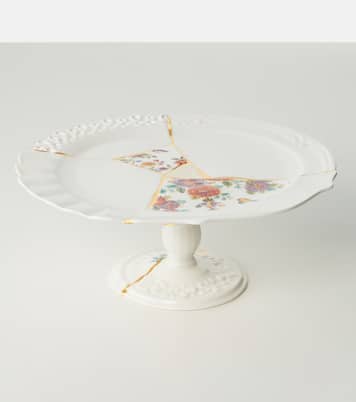 Soporte para tartas Kintsugi de porcelana | Seletti