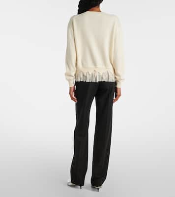 Deconstructed wool and cashmere cardigan | McQueen