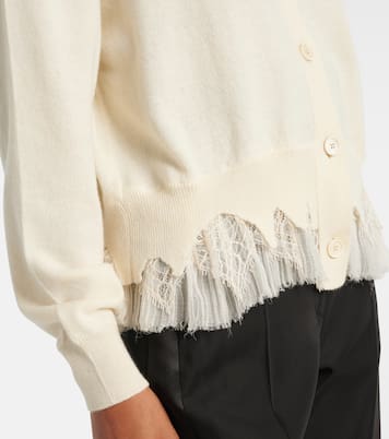 Deconstructed wool and cashmere cardigan | McQueen