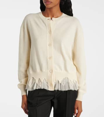 Deconstructed wool and cashmere cardigan | McQueen