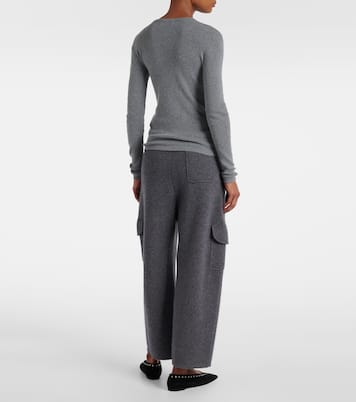 Vivian knitted cotton and cashmere top | Lisa Yang