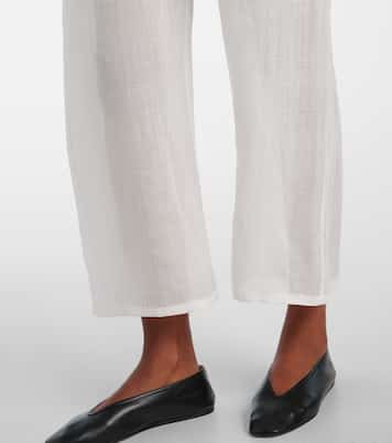 Cropped-Hose Niko aus Ramie | Leset