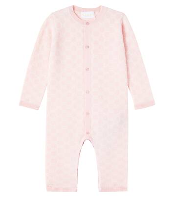 Baby GG wool jacquard onesie | Gucci Kids
