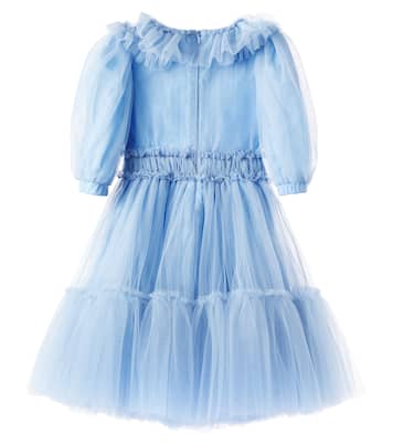 Ruffled tulle dress | Monnalisa