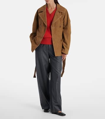 Belted suede jacket | Róhe