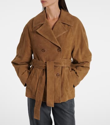 Belted suede jacket | Róhe