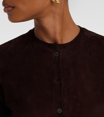 Astrid suede cardigan | Stouls