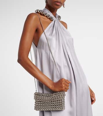 Cosmic Small beaded shoulder bag | Aquazzura