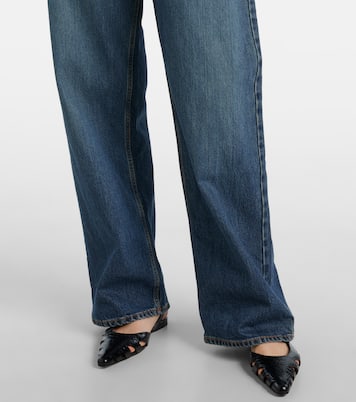 Jeans rectos de tiro bajo | Alaïa