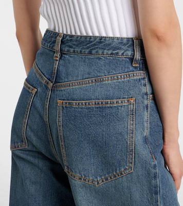 Jeans rectos de tiro bajo | Alaïa
