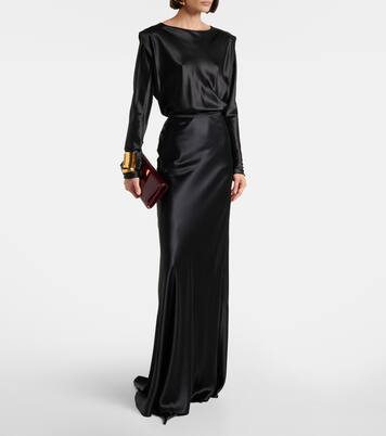 Top de satén de seda | Saint Laurent