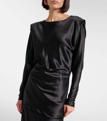 Top de satén de seda | Saint Laurent