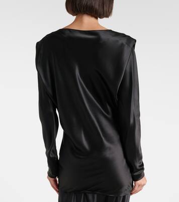 Top de satén de seda | Saint Laurent