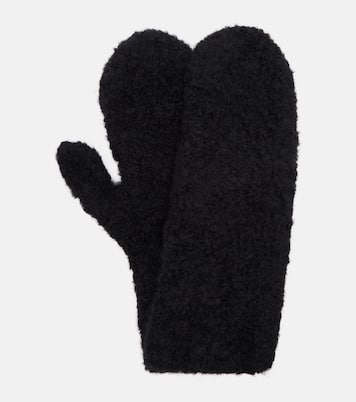 Ladislas cashmere, alpaca, and silk mittens  | The Row