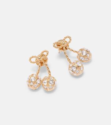 Chez Swarovski®-embellished earrings | Valentino