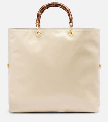 Shopper Gucci Bamboo Medium in pelle | Gucci
