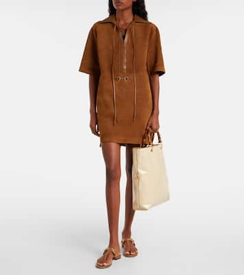 Shopper Gucci Bamboo Medium in pelle | Gucci