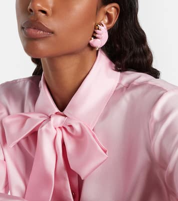 Embellished clip-on earrings | Gucci