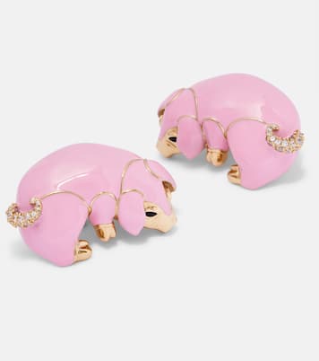 Embellished clip-on earrings | Gucci