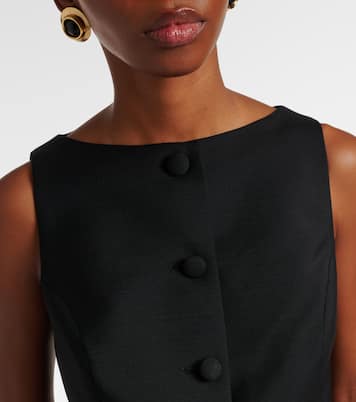 Wool and mohair crêpe vest | Róhe