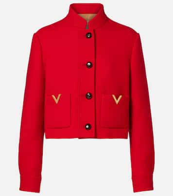 VGold wool and silk jacket | Valentino