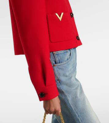 VGold wool and silk jacket | Valentino