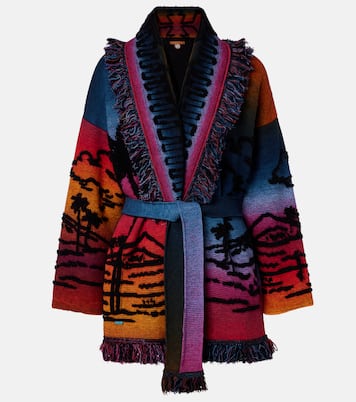 Cardigan Sunset Stories in misto cashmere | Alanui