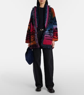 Cardigan Sunset Stories in misto cashmere | Alanui