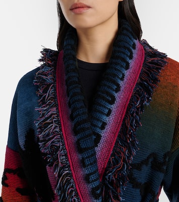 Cardigan Sunset Stories in misto cashmere | Alanui