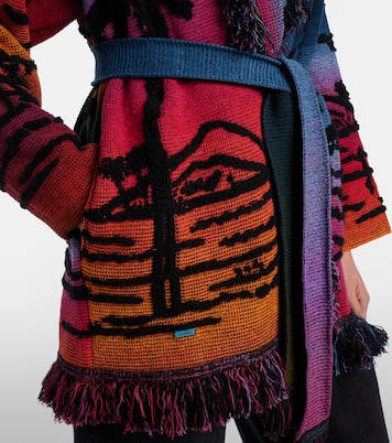 Cardigan Sunset Stories in misto cashmere | Alanui