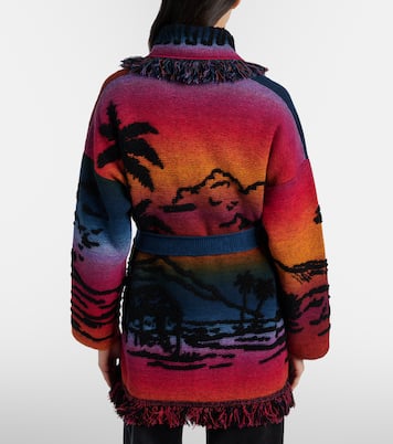 Cardigan Sunset Stories in misto cashmere | Alanui